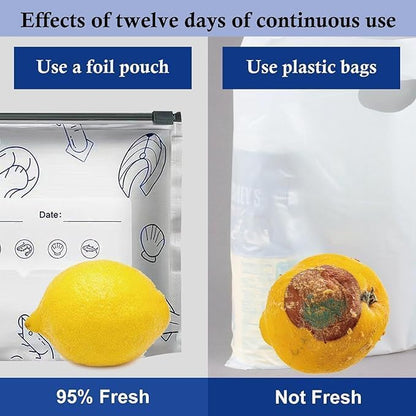 Reusable Aluminum Food Storage Bag (Pack of 10)