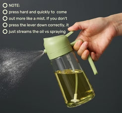 2 in 1 Oil Sprayer & Dispenser